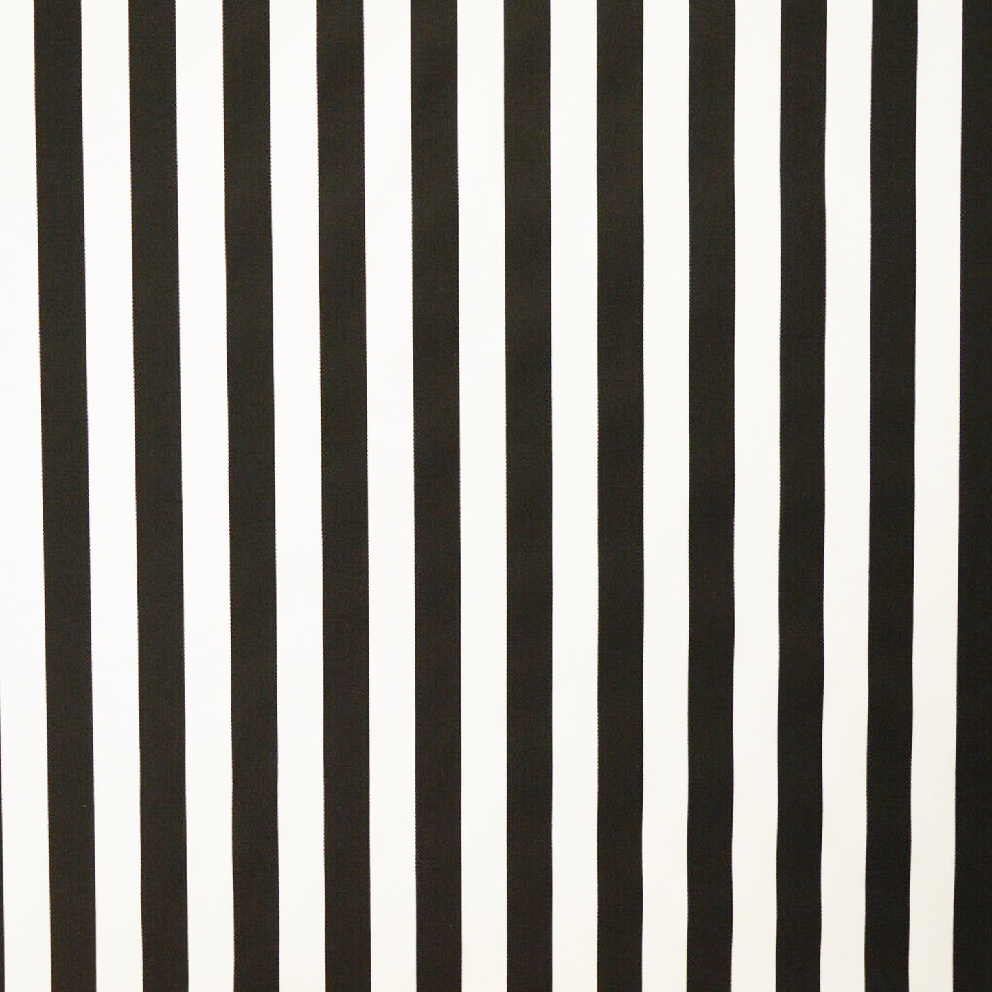 Black & White Striped Print Stretch Cotton Twill Fabric