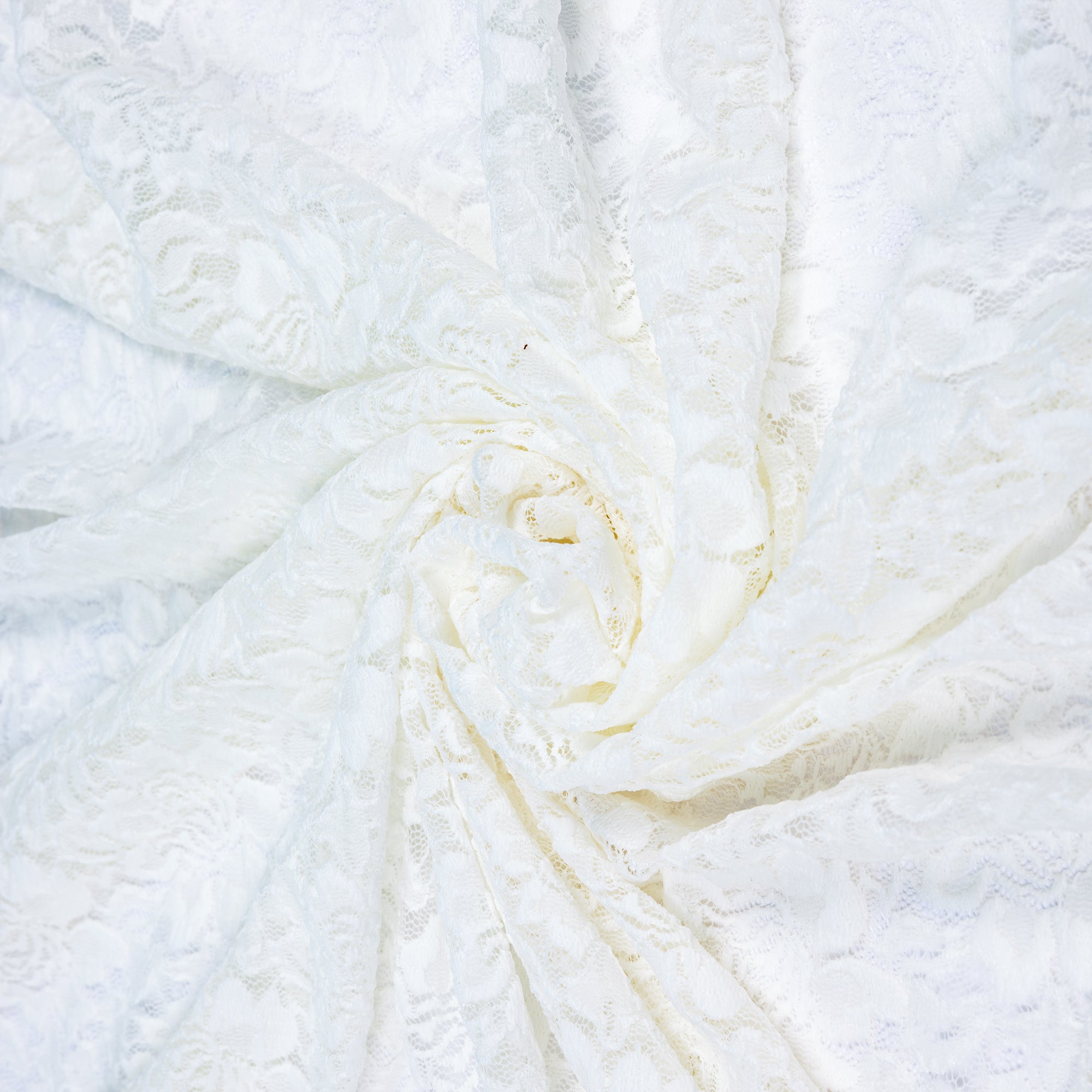 White lace fabric sale by the yard