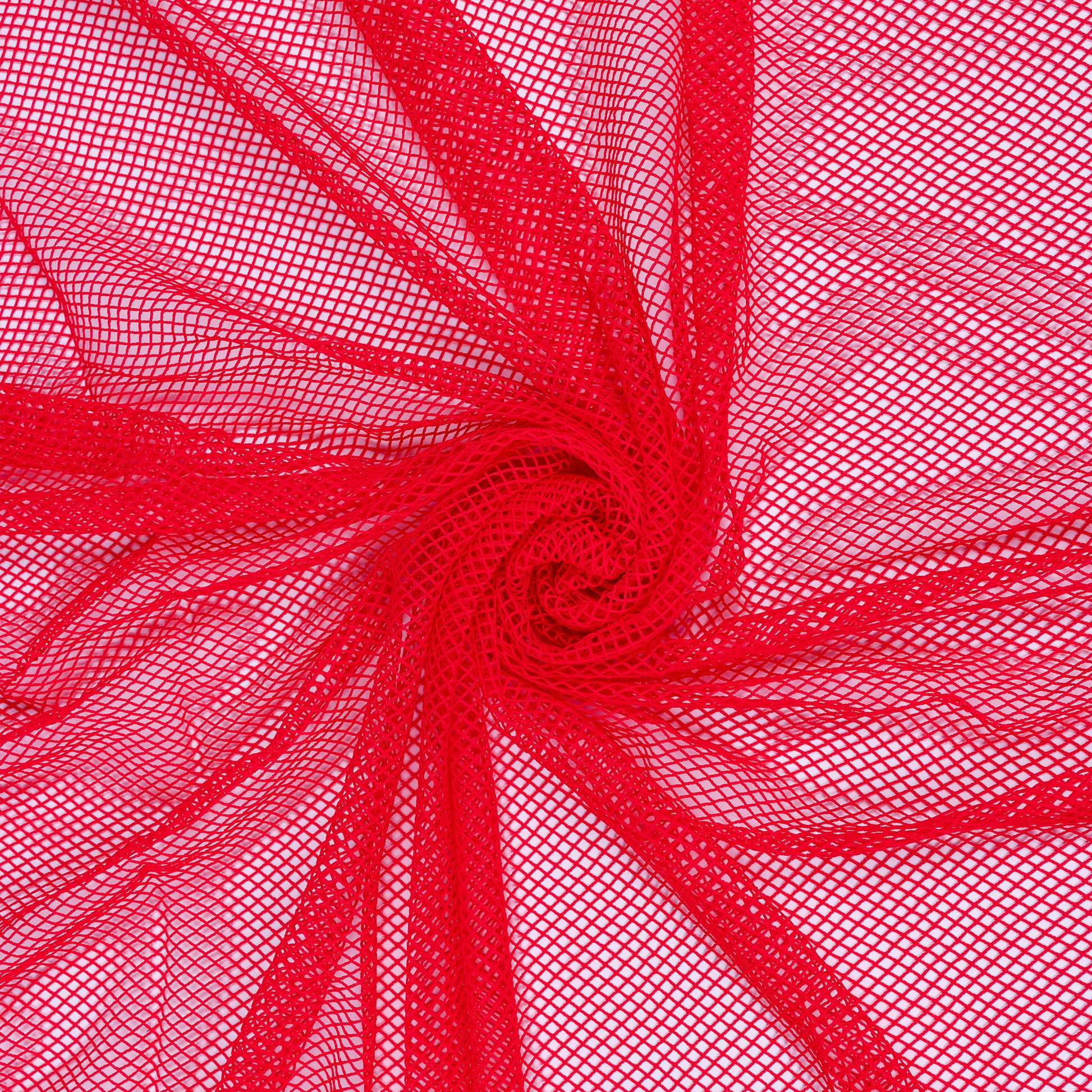 Red Fishnet Airtex Mesh Stretch Fabric – Brunswick Mills
